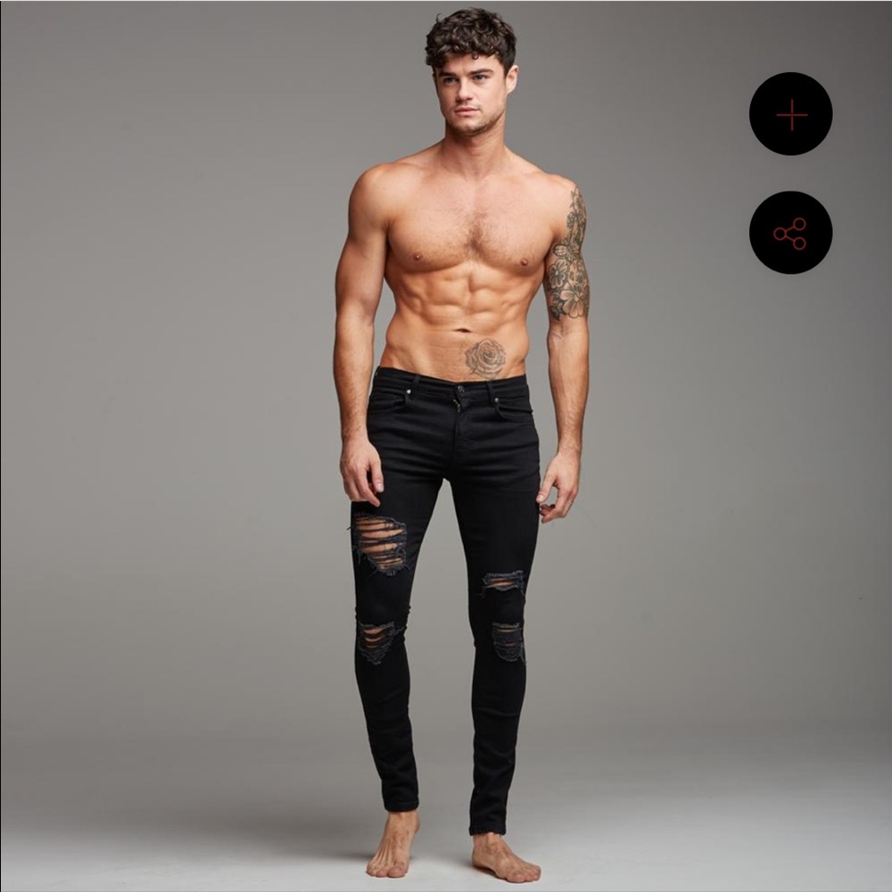 FATHERSONS RIPPED DENIM